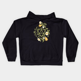 D20 Polyhedral Dice Plant, Flowers, Succulents TRPG Tabletop RPG Gaming Addict Kids Hoodie